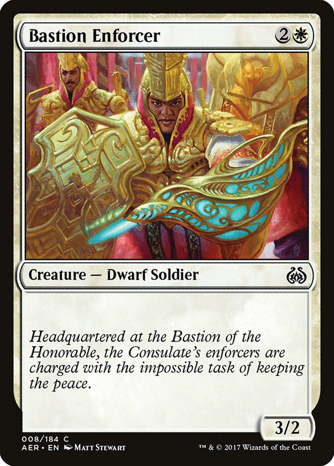 Bastion Enforcer, Aether Revolt · 008/184