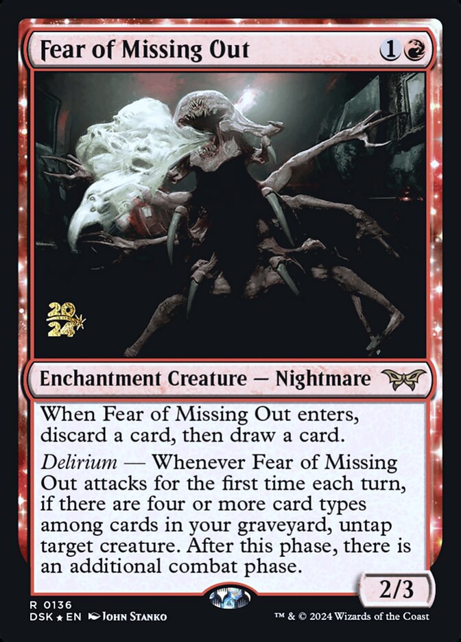 Fear of Missing Out, Duskmourn: House of Horror Promos · 0136