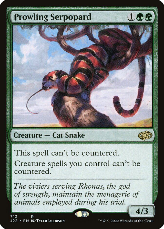 Prowling Serpopard, Jumpstart 2022 · 713