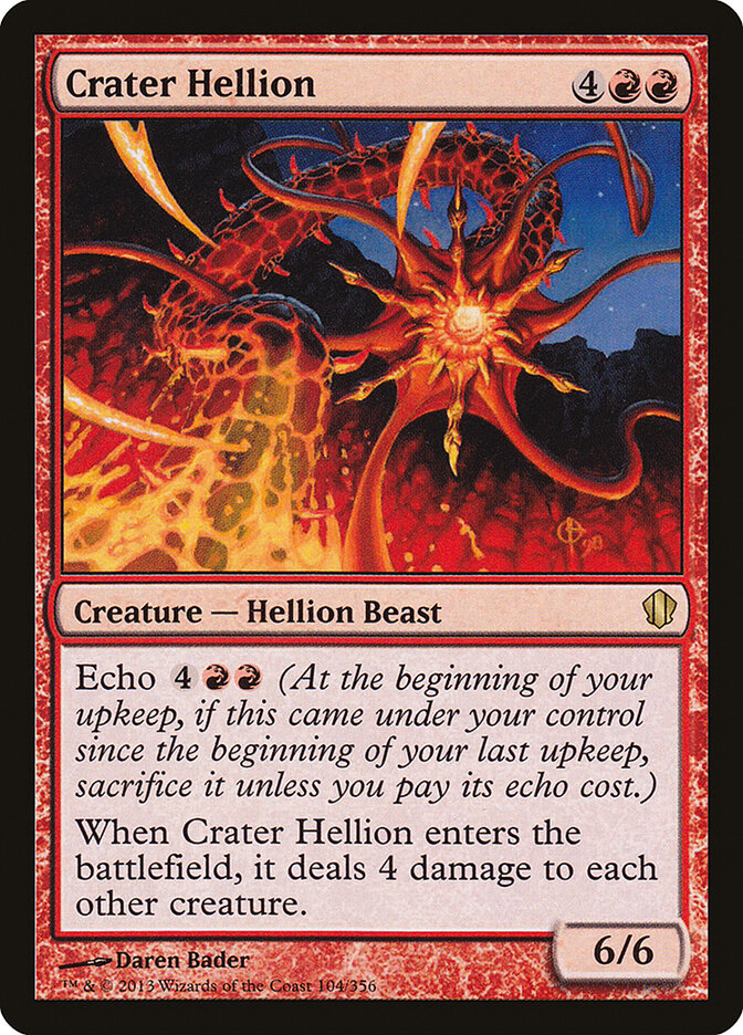 Crater Hellion, Commander 2013 · 104/356