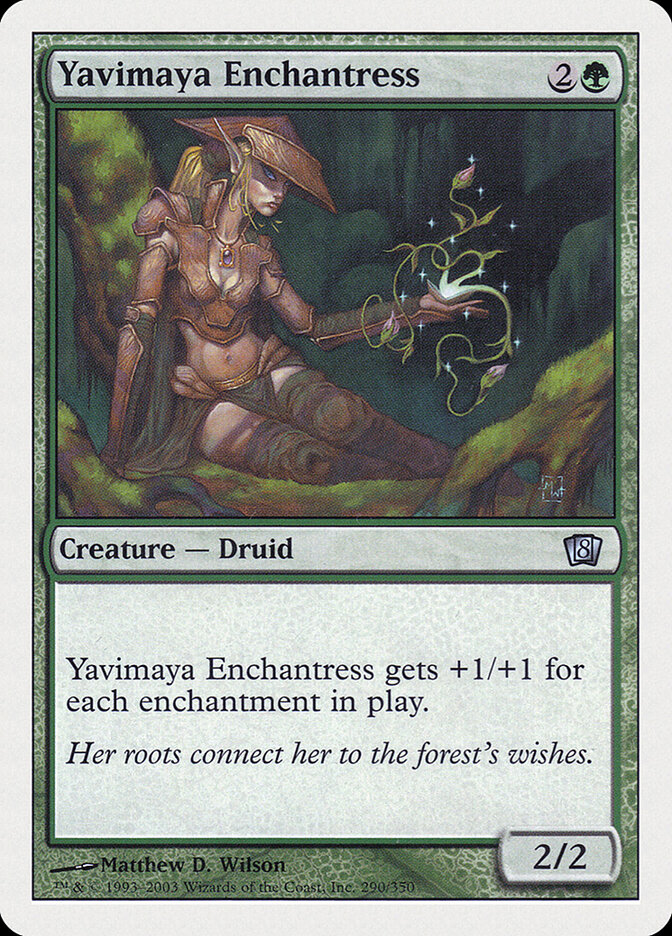 Yavimaya Enchantress, Eighth Edition · 290/350
