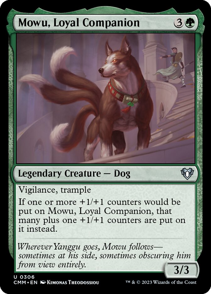 Mowu, Loyal Companion, Commander Masters · 0306