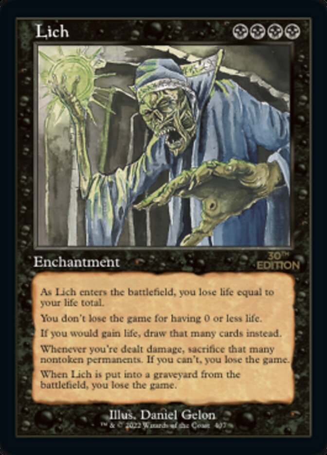 Lich, 30th Anniversary Edition · 407/594