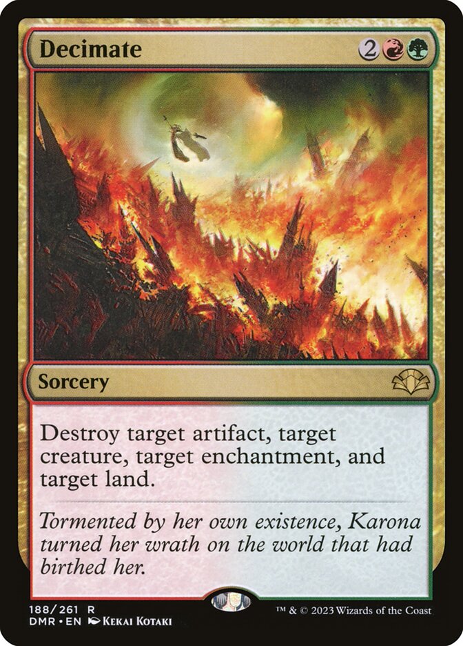 Decimate, Dominaria Remastered · 188/261