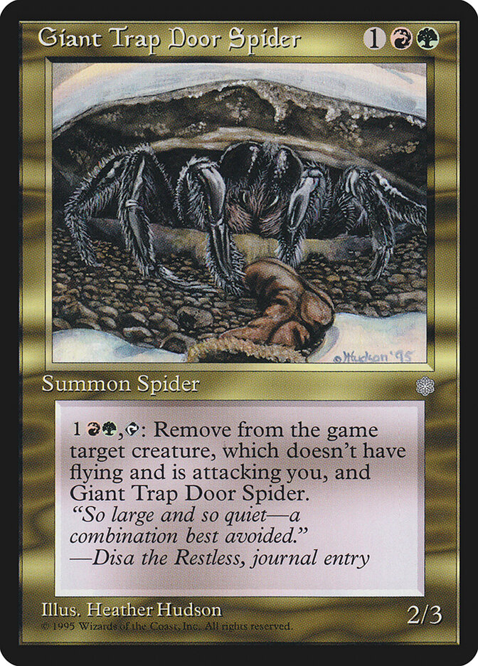 Giant Trap Door Spider, Ice Age · 293