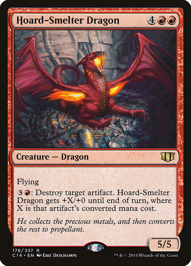Hoard-Smelter Dragon, Commander 2014 · 178/337