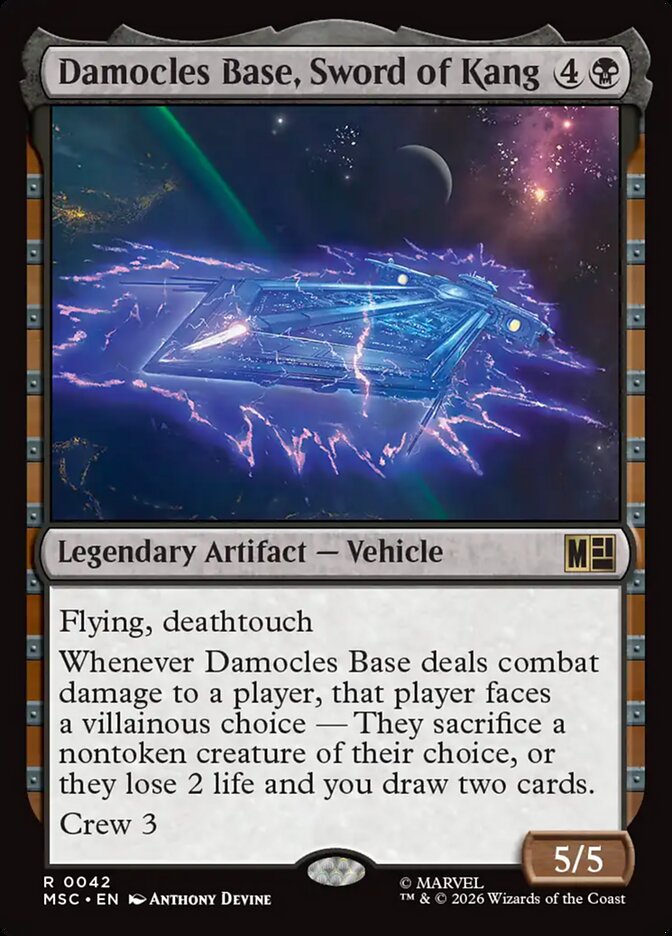 Damocles Base, Sword of Kang, Marvel Super Heroes Commander · 0042