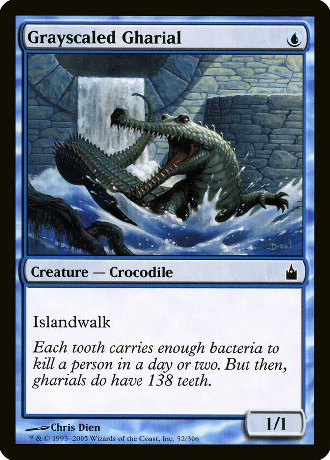 Grayscaled Gharial, Ravnica: City of Guilds · 52/306