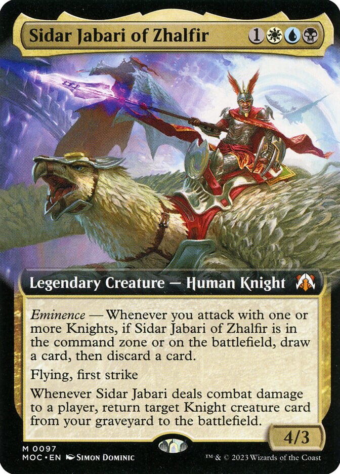 Sidar Jabari of Zhalfir, March of the Machine Commander · 0097