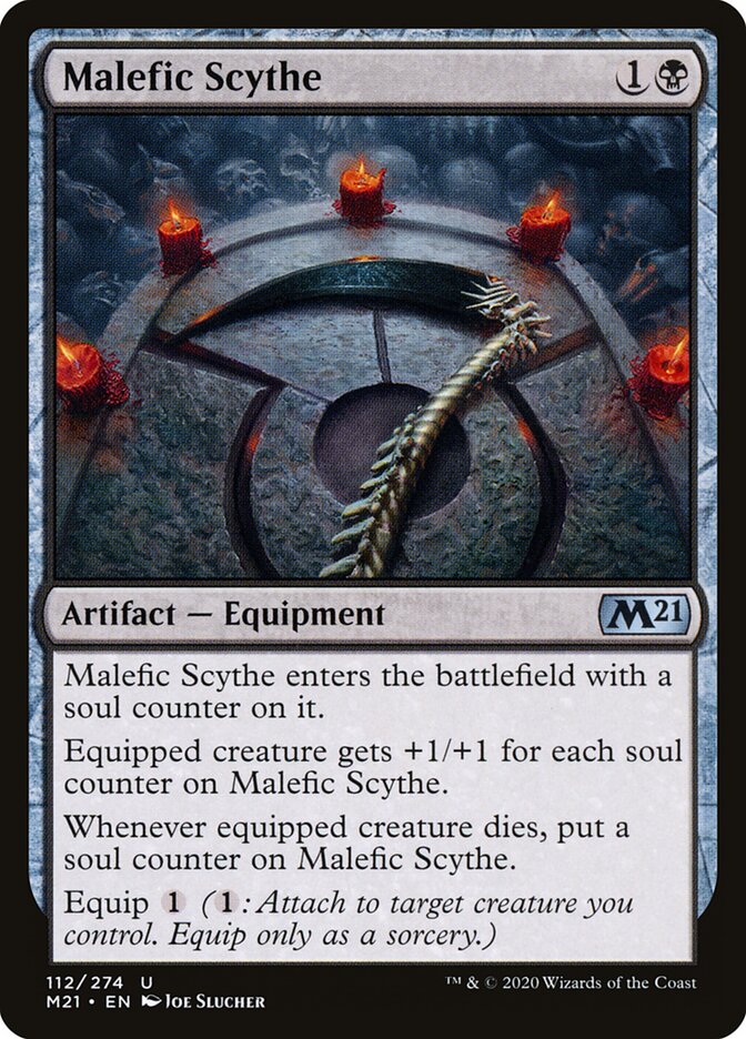 Malefic Scythe, Core Set 2021 · 112/274