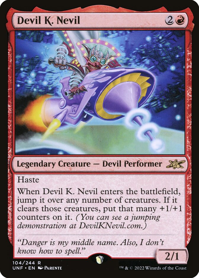 Devil K. Nevil, Unfinity · 104/244