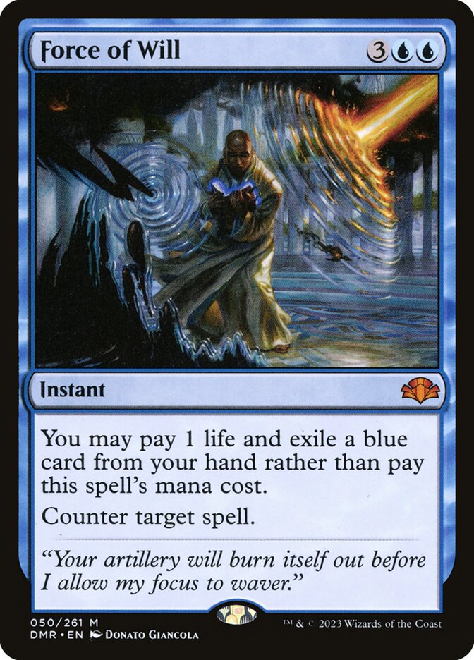 Force of Will, Dominaria Remastered · 050/261