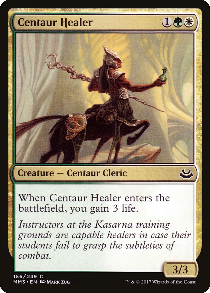 Centaur Healer, Modern Masters 2017 · 156/249