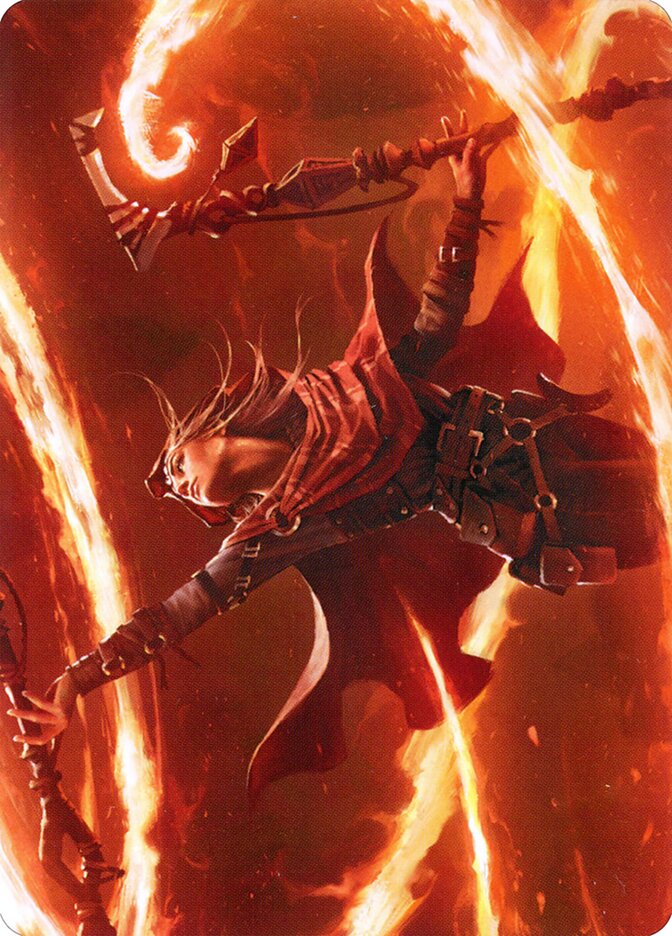 Magmatic Channeler // Magmatic Channeler, Zendikar Rising Art Series · 065