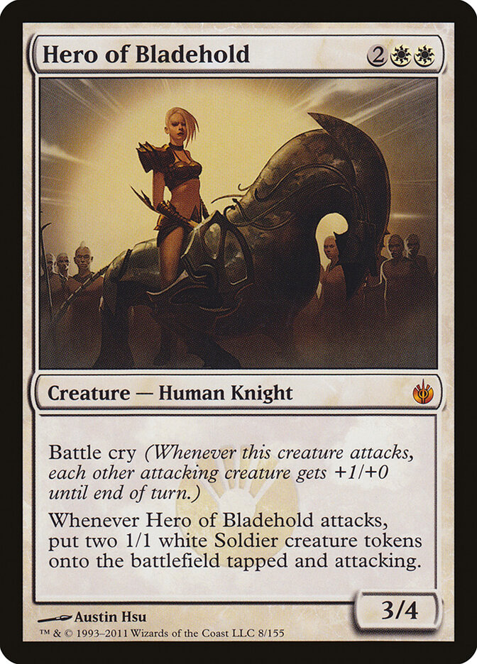 Hero of Bladehold, Mirrodin Besieged · 8/155
