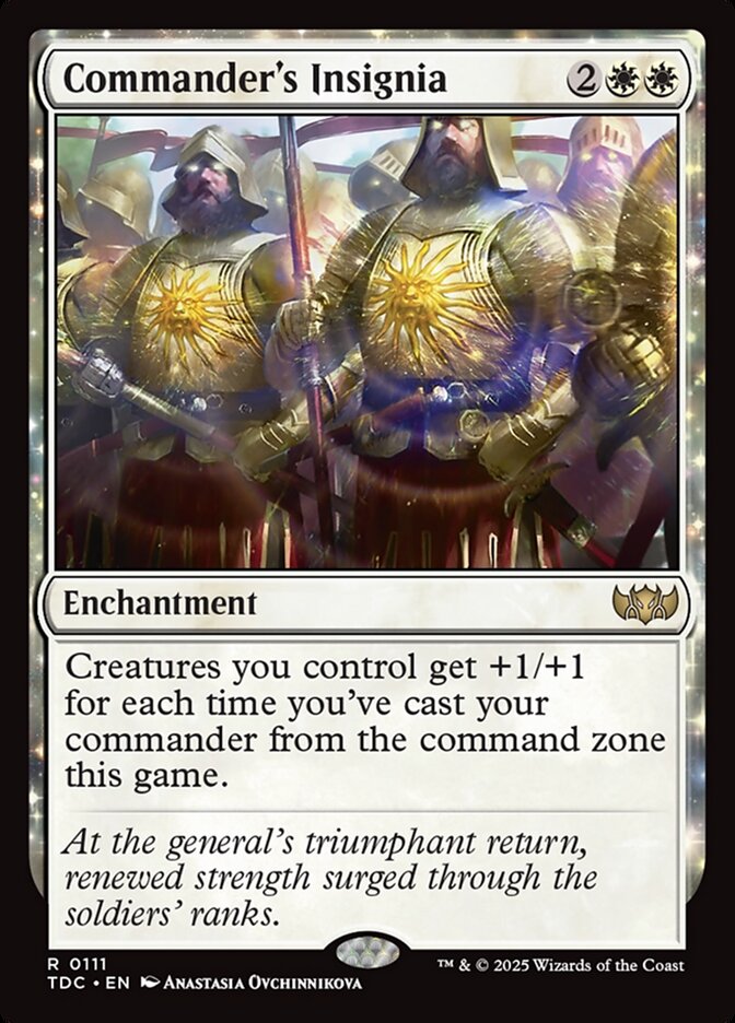 Commander's Insignia, Tarkir: Dragonstorm Commander · 0111