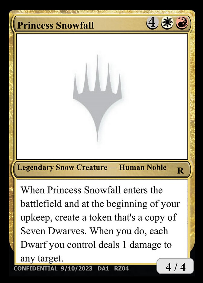 Princess Snowfall, Unknown Event · rz04e