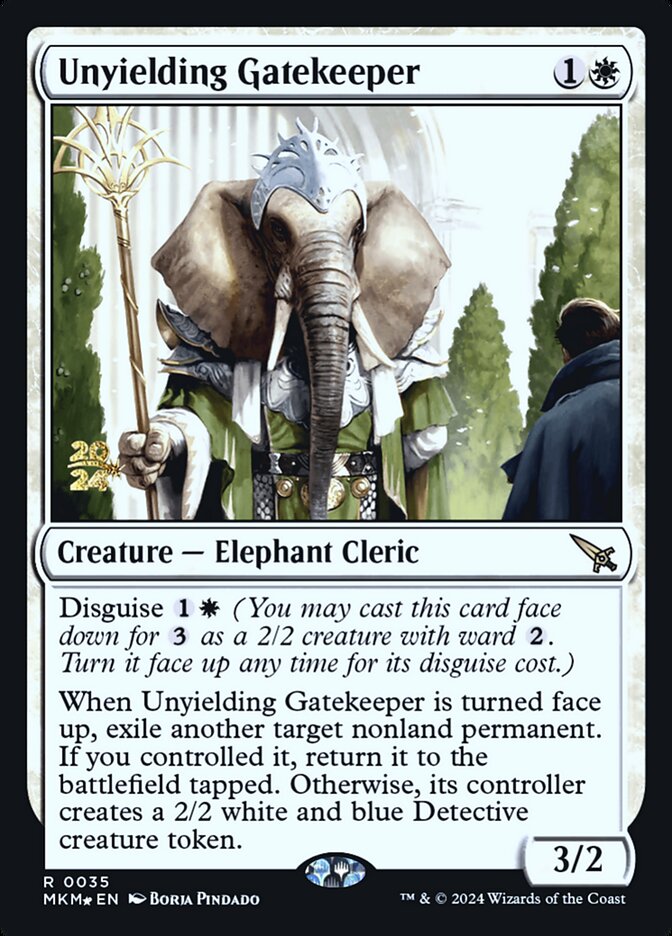 Unyielding Gatekeeper, Murders at Karlov Manor Promos · 0035