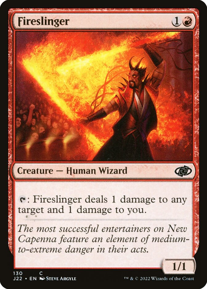 Fireslinger, Jumpstart 2022 · 130