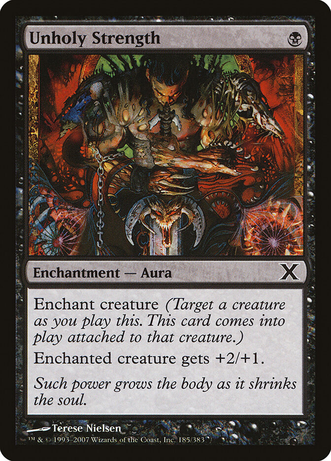 Unholy Strength, Tenth Edition · 185/383