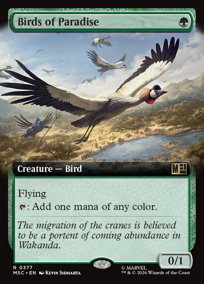 Birds of Paradise, Marvel Super Heroes Commander · 0377