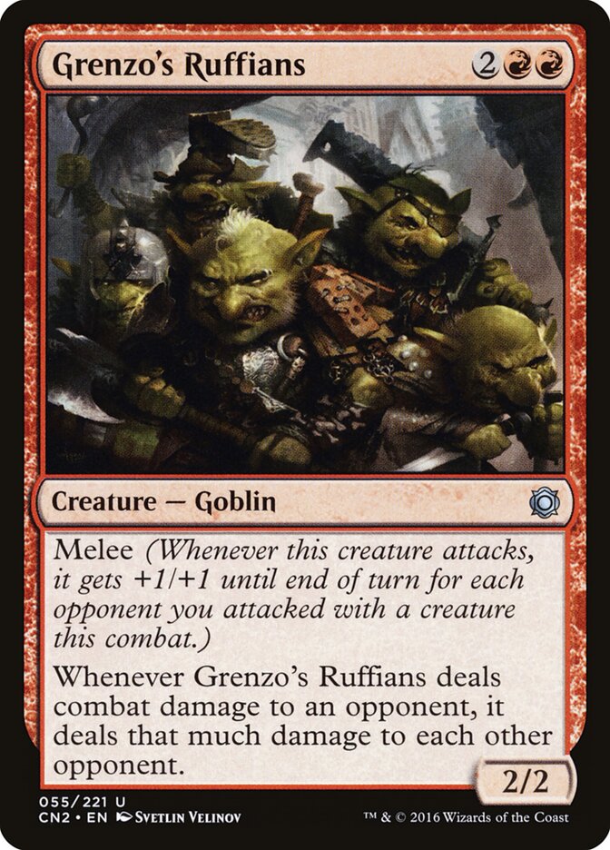Grenzo's Ruffians, Conspiracy: Take the Crown · 055/221