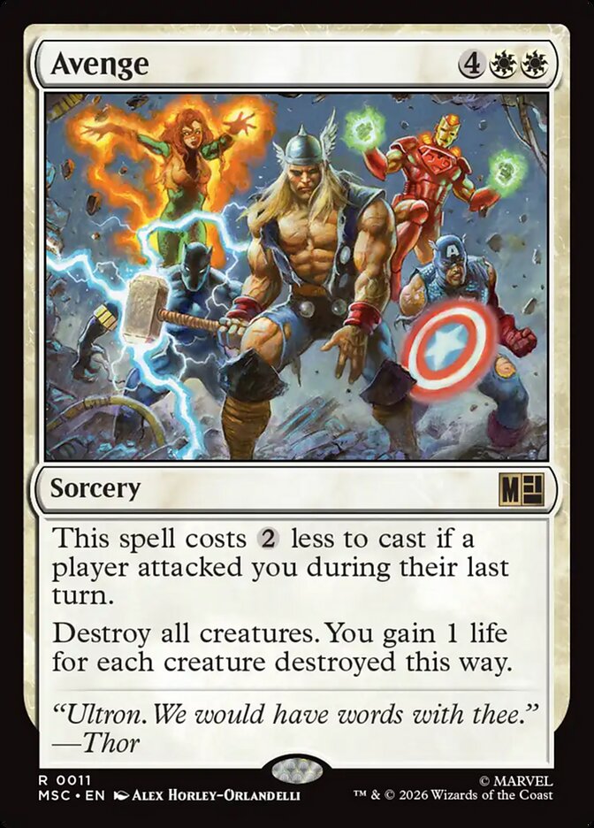 Avenge, Marvel Super Heroes Commander · 0011