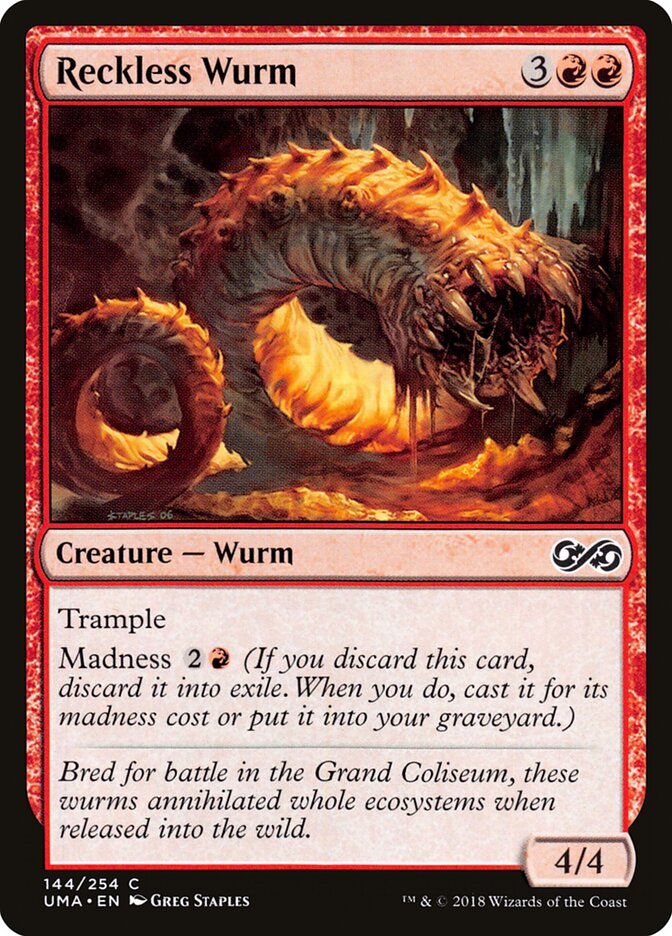 Reckless Wurm, Ultimate Masters · 144/254