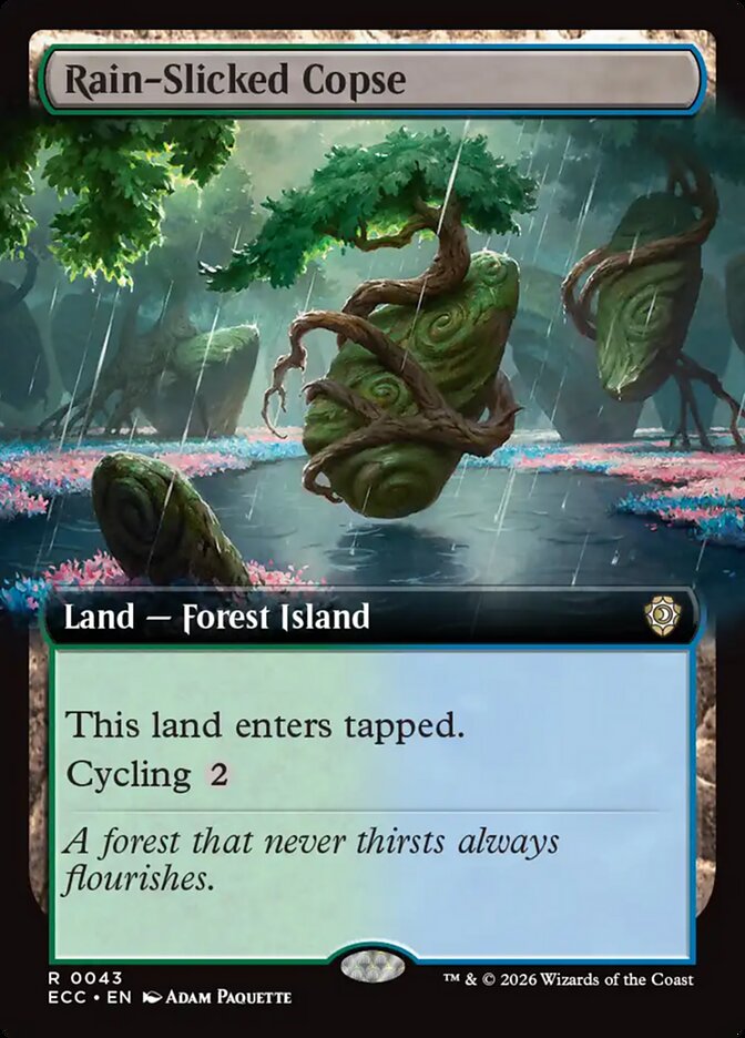 Rain-Slicked Copse, Lorwyn Eclipsed Commander · 0043