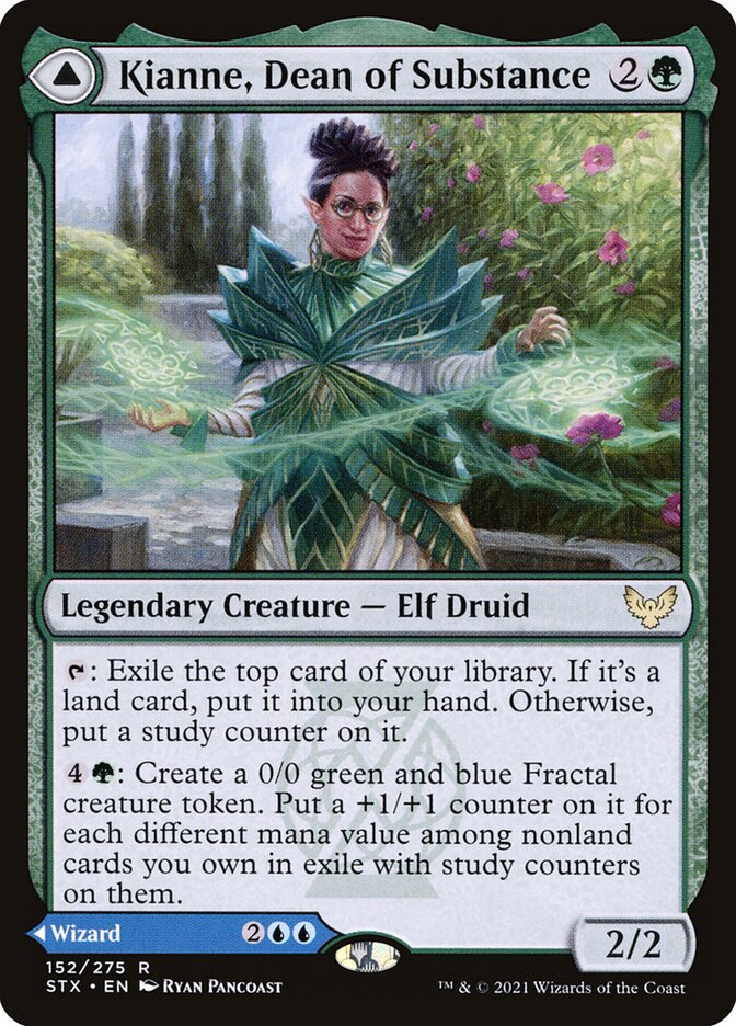 Kianne, Dean of Substance // Imbraham, Dean of Theory, Strixhaven: School of Mages · 152/275