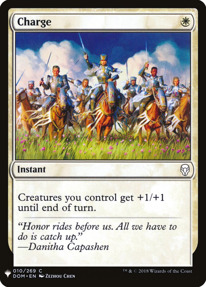 Charge, The List · dom-10