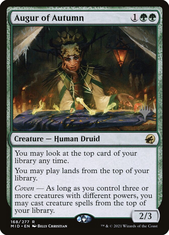 Augur of Autumn, Innistrad: Midnight Hunt Promos · 168/277