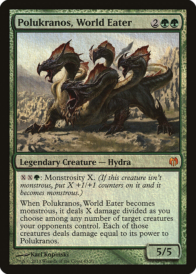 Polukranos, World Eater, Duel Decks: Heroes vs. Monsters · 43/81