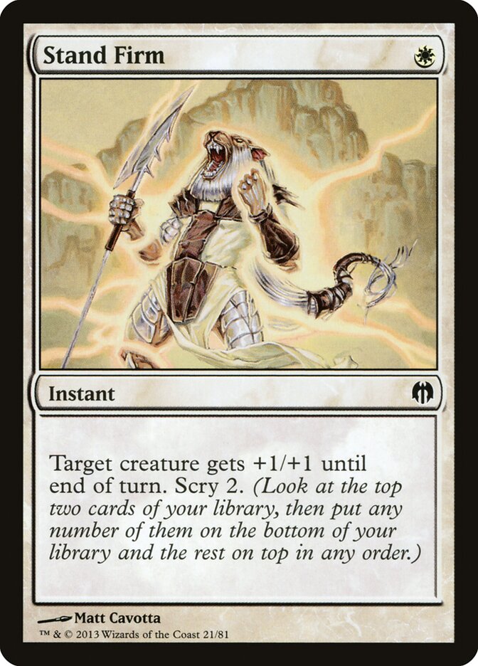 Stand Firm, Duel Decks: Heroes vs. Monsters · 21/81