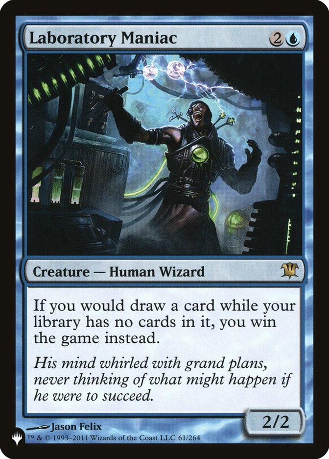 Laboratory Maniac, The List · isd-61