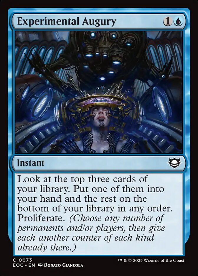 Experimental Augury, Edge of Eternities Commander · 0073