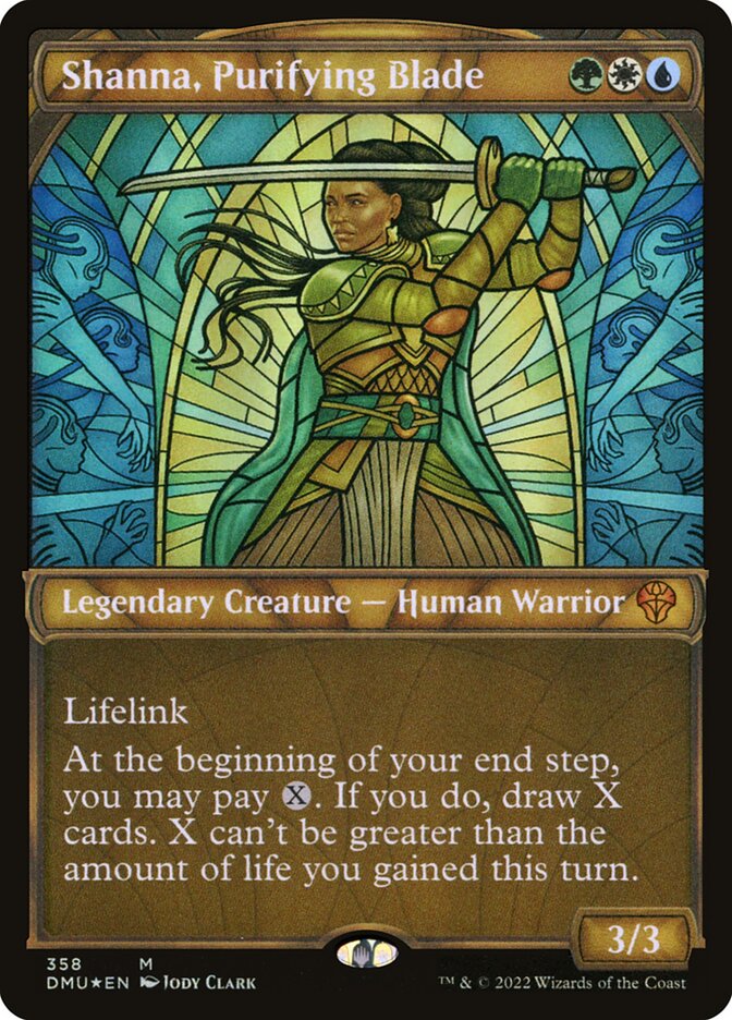 Shanna, Purifying Blade, Dominaria United · 358