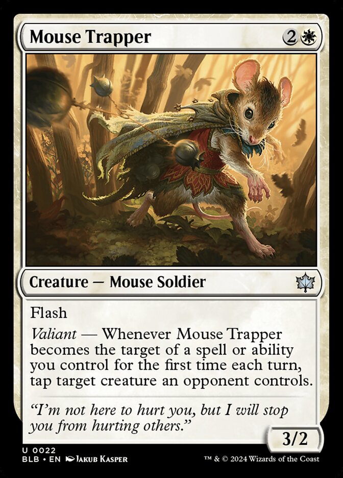 Mouse Trapper, Bloomburrow · 0022