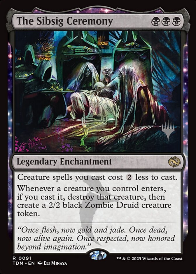 The Sibsig Ceremony, Tarkir: Dragonstorm Promos · 0091