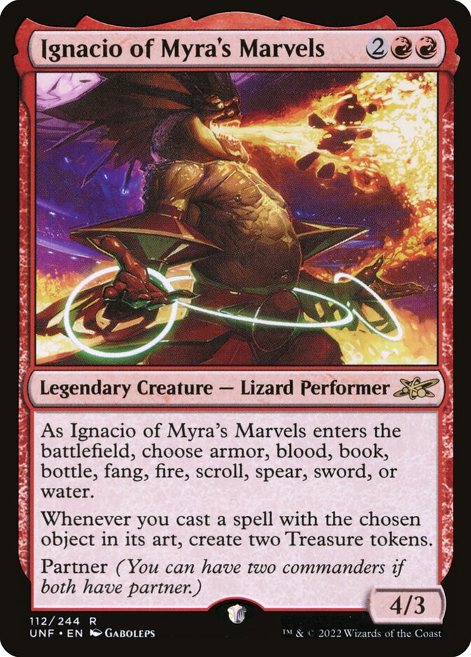 Ignacio of Myra's Marvels, Unfinity · 112/244