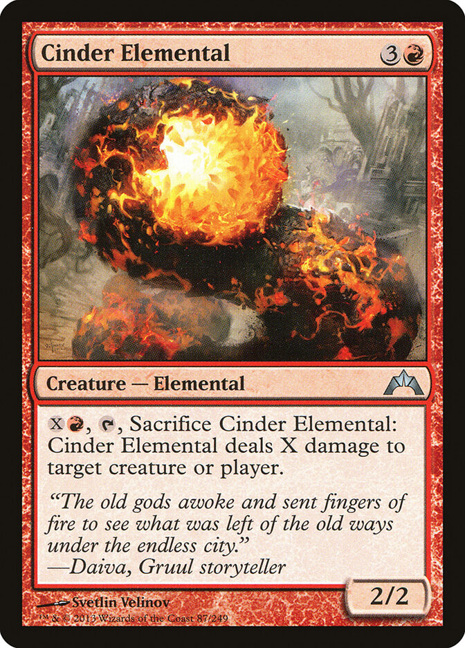 Cinder Elemental, Gatecrash · 87/249