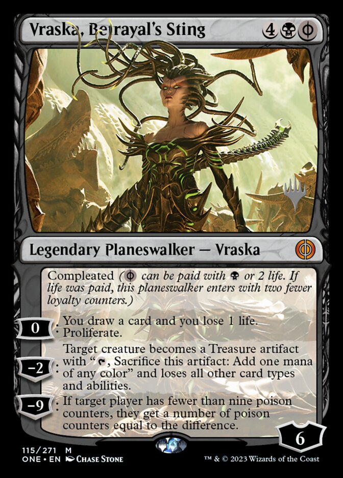 Vraska, Betrayal's Sting, Phyrexia: All Will Be One Promos · 115/271
