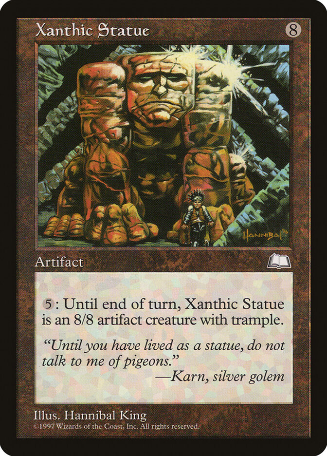 Xanthic Statue, Weatherlight · 163