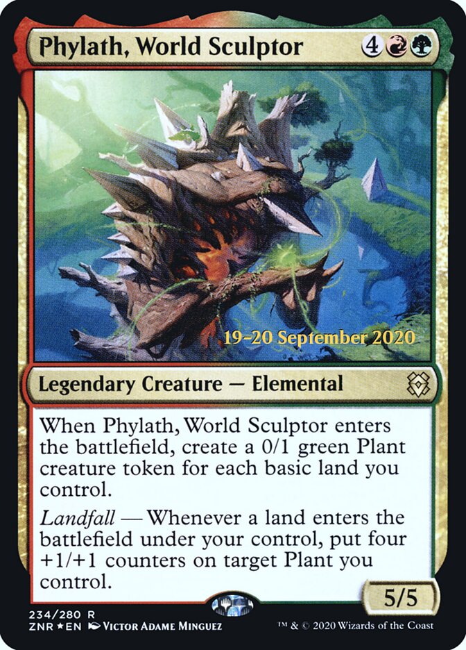 Phylath, World Sculptor, Zendikar Rising Promos · 234/280