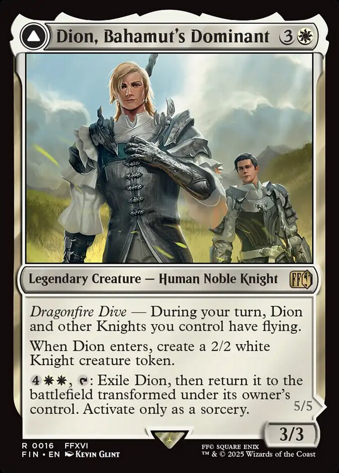 Dion, Bahamut's Dominant // Bahamut, Warden of Light, Final Fantasy · 0016