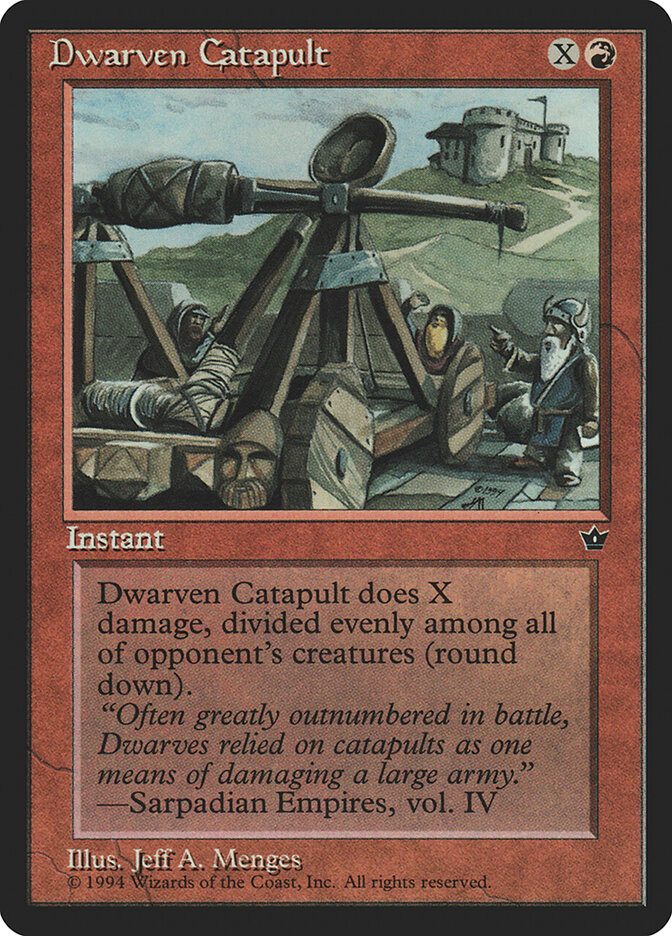 Dwarven Catapult, Fallen Empires · 51