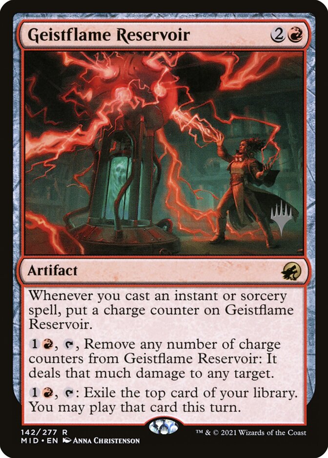Geistflame Reservoir, Innistrad: Midnight Hunt Promos · 142/277