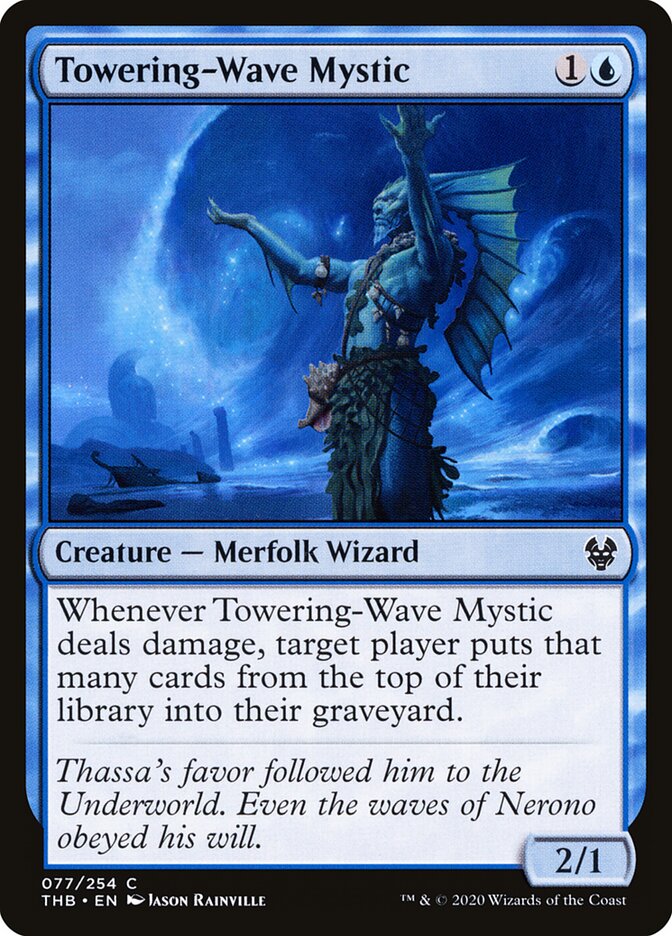 Towering-Wave Mystic, Theros Beyond Death · 077/254