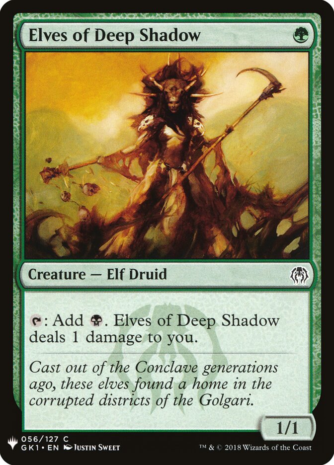 Elves of Deep Shadow, The List · gk1-56