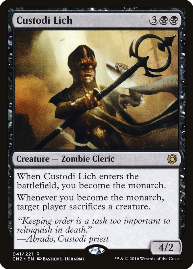 Custodi Lich, Conspiracy: Take the Crown · 041/221